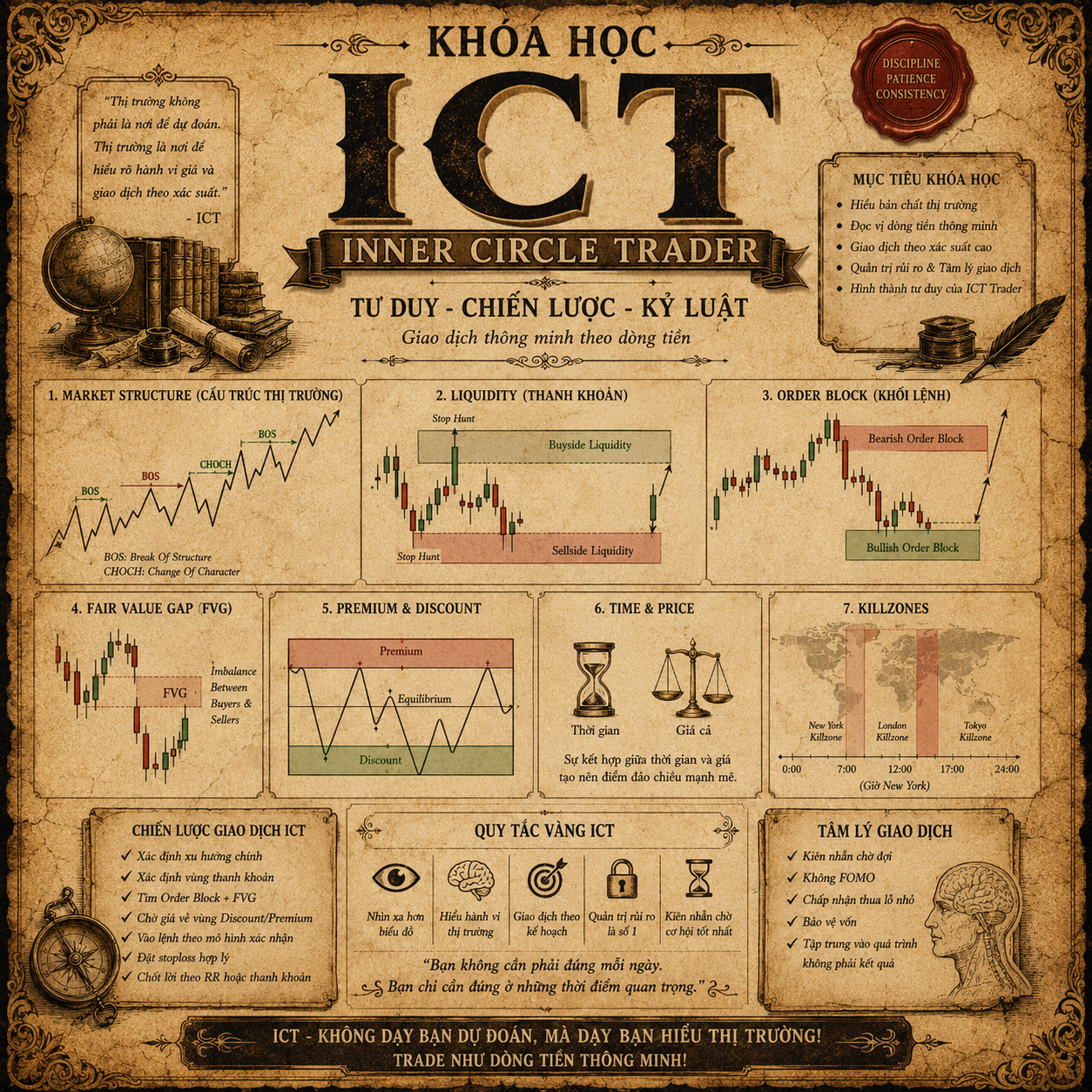 Poster khóa học Price Action